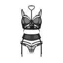 Premisis Black otwarty komplet 3-częściowy  L/XL - 2