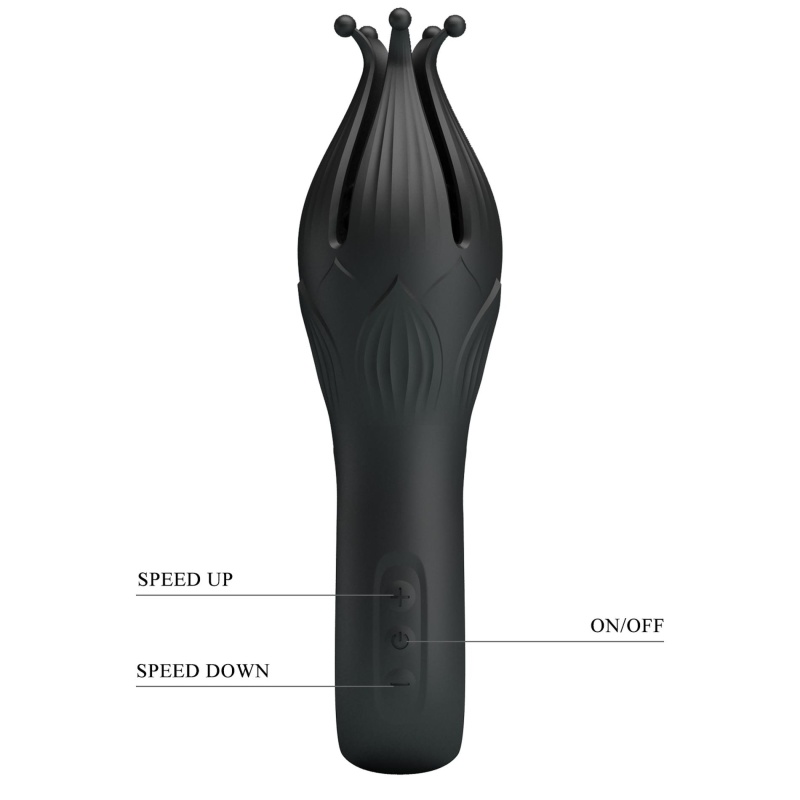 Trener penisa Arella z 12 trybami wibracji i silikonową strukturą ośmiornicy (17,2 cm) - 7