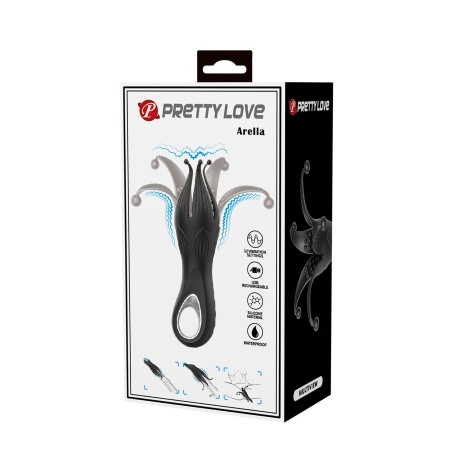 Trener penisa Arella z 12 trybami wibracji i silikonową strukturą ośmiornicy (17,2 cm) - 10