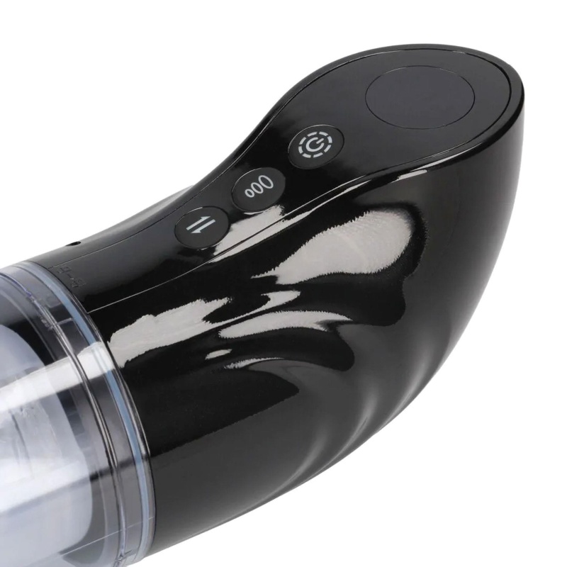 StrokeMate - Suction Rotation and Thrusting Masturbator Pump - Black - 9