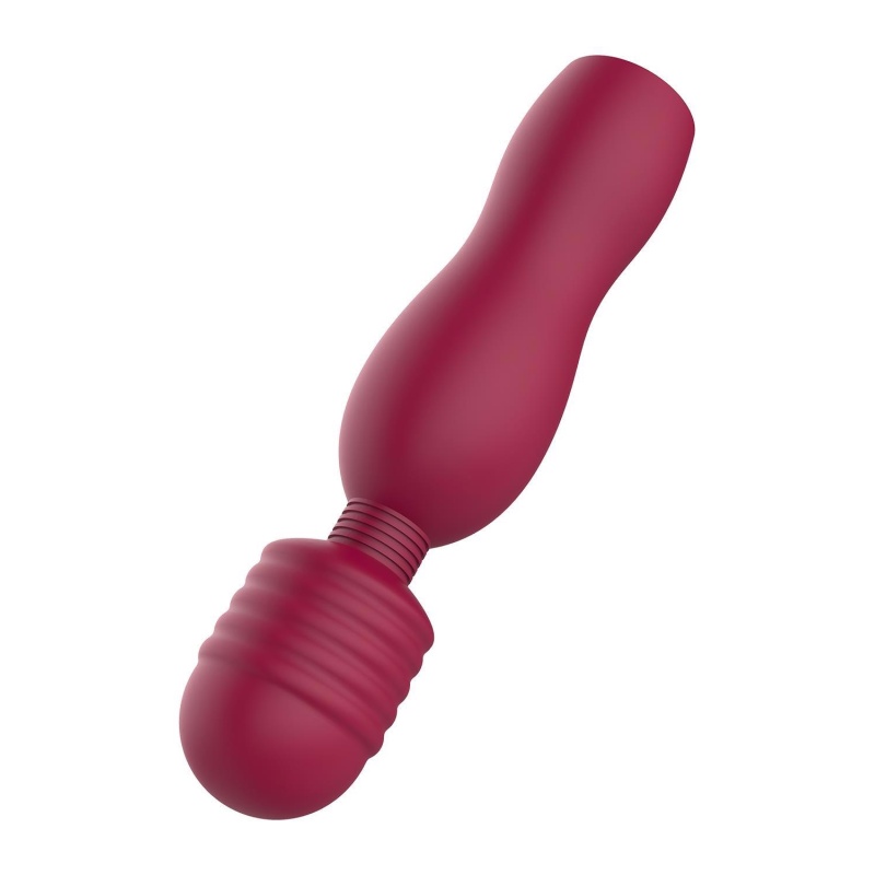 Mini wand wibrator GLAM Travel Wand z elastyczną szyjką, 14,5 cm - 5