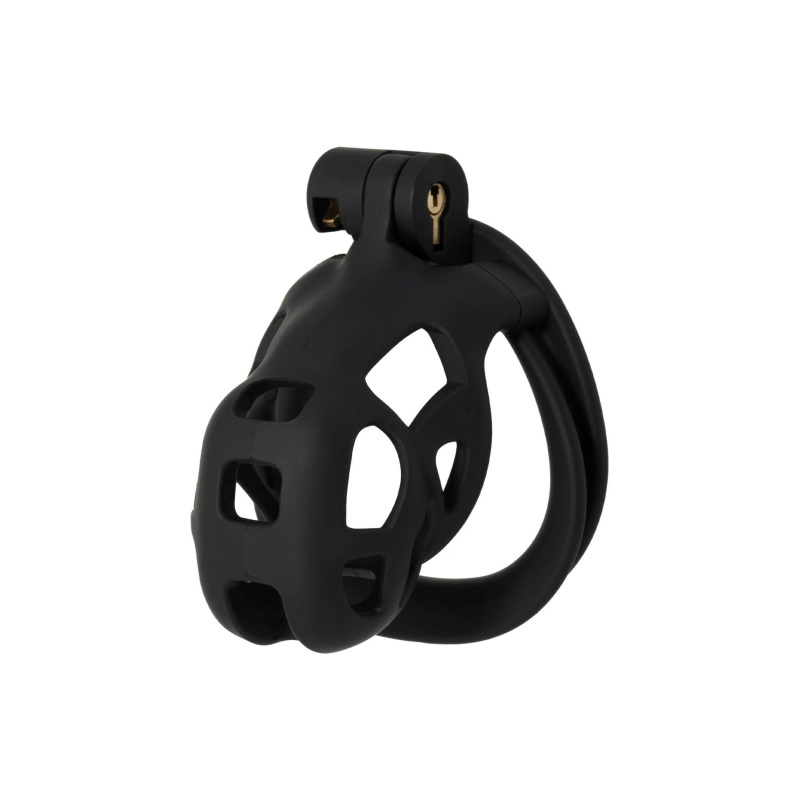 Penis Prison Cock Cage Short – klatka na penisa z zamkiem 8 cm - 1