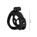 Penis Prison Cock Cage Short – klatka na penisa z zamkiem 8 cm - 4