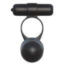 Pierścień penisa z dildo analnym Posable Partner Double Pen – wodoodporny wibrobullet, dildo 12,7 cm, pierścień Ø 3 cm - 6