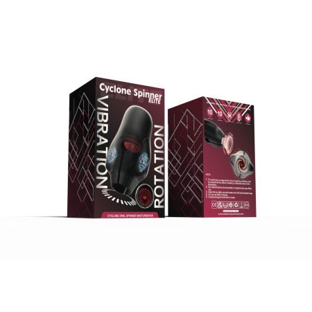 Automatyczny masturbator męski Cyclone Spinner Elite - rotacja i wibracje 10/10, IPX6, wymiary: brak danych producenta - 23