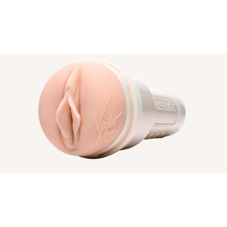 Masturbator Violet Myers Waifu - realistyczne wnętrze z żebrami i regulacja podciśnienia, 25 cm - 3