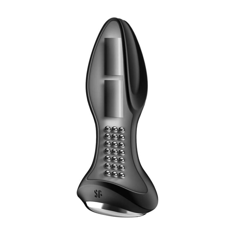 Plug-Vibrator Rotation Plug 2 Connect App (Black) - 4