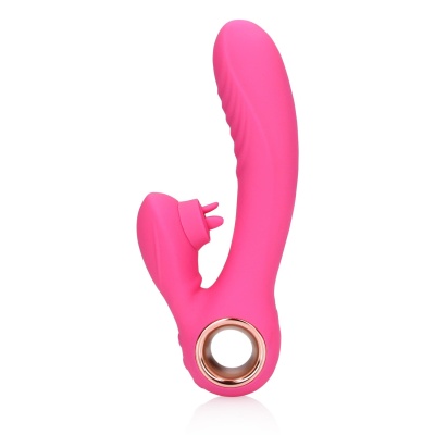 Tongue Flickering and Heating Rabbit Vibrator - 1 2