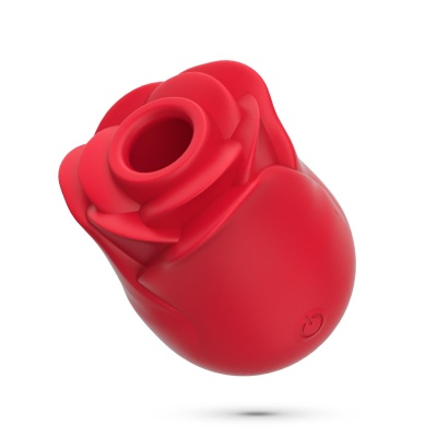 Stymulator łechtaczki Rosita z języczkiem – 6 cm, czerwony - 1