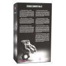 Klatka na penisa z funkcją elektrostymulacji (e-stim) Mystim Pubic Enemy No 3, regulowana średnica 3,4–4,7 cm - 6