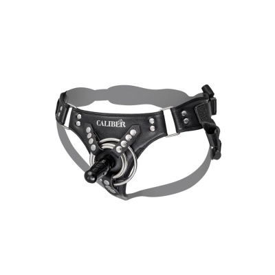 Uprząż strap-on dla kobiet RealStick CALIBER - mocowanie Vac-u-lock i pierścień O, regulacja obwodu talii do 146 cm - 1