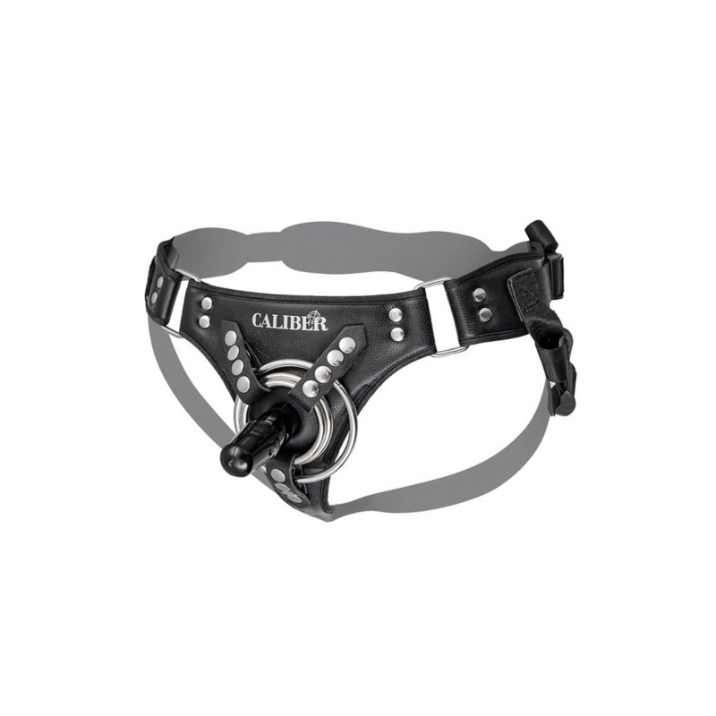 Uprząż strap-on dla kobiet RealStick CALIBER - mocowanie Vac-u-lock i pierścień O, regulacja obwodu talii do 146 cm - 1