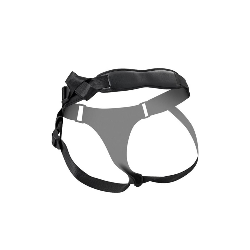 Uprząż strap-on dla kobiet RealStick CALIBER - mocowanie Vac-u-lock i pierścień O, regulacja obwodu talii do 146 cm - 4