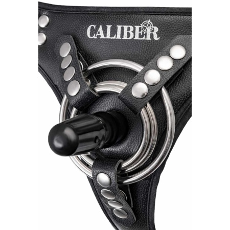 Uprząż strap-on dla kobiet RealStick CALIBER - mocowanie Vac-u-lock i pierścień O, regulacja obwodu talii do 146 cm - 5