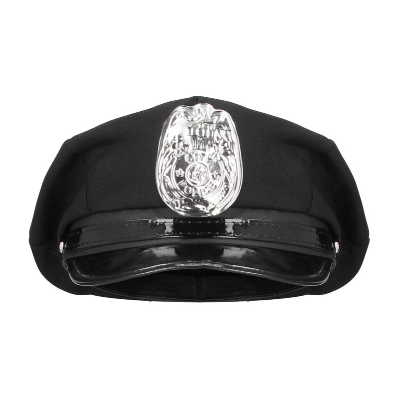 Police Costume - S/M - Black - 3