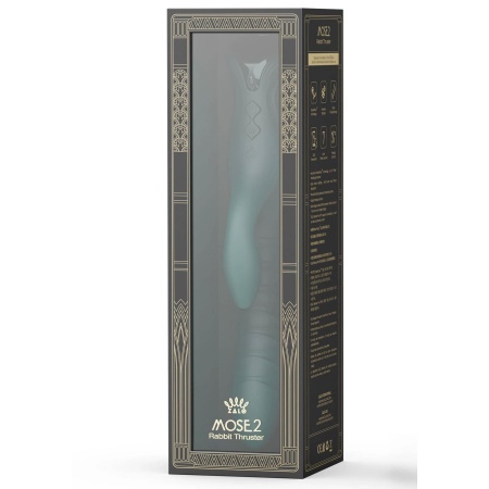 Wibrator Mose 2 z technologią PowerThrust i podgrzewaniem – 25,8 cm - 2