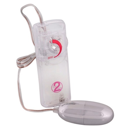 Vibro Bullet Silver Star – wibro-jajko z bezstopniową regulacją drgań, ABS, długość 6 cm, średnica 2,5 cm - 2