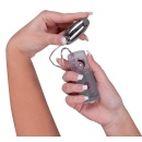 Vibro Bullet Silver Star – wibro-jajko z bezstopniową regulacją drgań, ABS, długość 6 cm, średnica 2,5 cm - 3