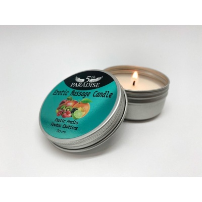 Erotic Massage Candle Sparkling Exotic Fruits 30ml - 1