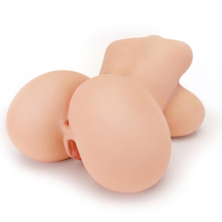 Torso Masturbator PDX Plus Big Titty — Biust Dual-Density, Dwa Kanały 14 cm, 38,7 cm, 9 kg - 4