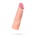 Nakładka na penisa Flesh 863006 - elastyczna, realistyczna faktura, materiał TPE - 1