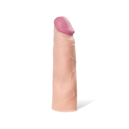 Nakładka na penisa Flesh 863006 - elastyczna, realistyczna faktura, materiał TPE - 2