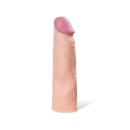 Nakładka na penisa Flesh 863006 - elastyczna, realistyczna faktura, materiał TPE - 2