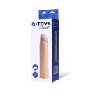 Nakładka na penisa Flesh 863006 - elastyczna, realistyczna faktura, materiał TPE - 4