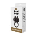 Pierścień wibracyjny na penisa RAMROD RABBIT - 10 trybów, długość 6,8 cm, szerokość 3,5-5,5 cm - 1