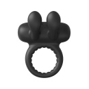 Pierścień wibracyjny na penisa RAMROD RABBIT - 10 trybów, długość 6,8 cm, szerokość 3,5-5,5 cm - 4