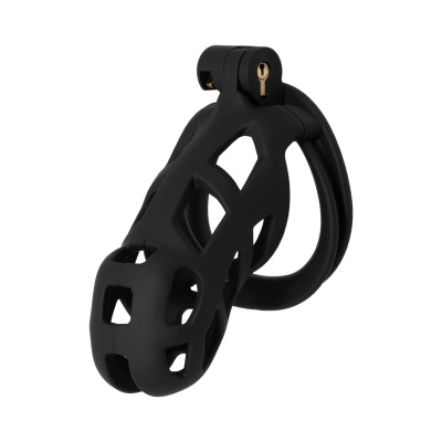 Klatka na penisa Penis Prison Cock Cage Long z zamkiem, 11 cm - 1