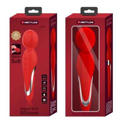 Różdżka masująca Walter z 7 funkcjami wibracji i 5 poziomami, 21,6 cm - 1