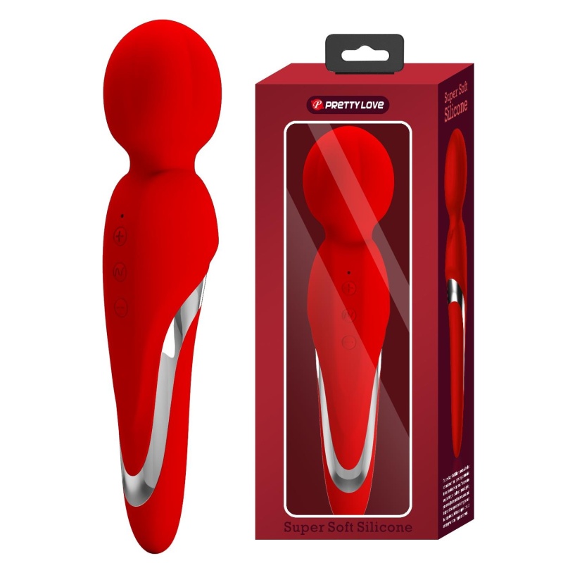 Różdżka masująca Walter z 7 funkcjami wibracji i 5 poziomami, 21,6 cm - 12