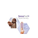 Realistyczny Dildo Posable Chocolate z Formowalnym Trzonem i Przyssawką, TPE, 16,5 cm - 5