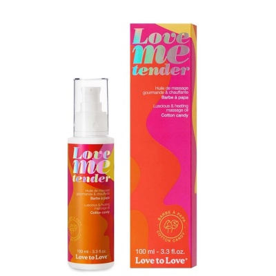 LOVE ME TENDER - MASSAGE OIL - COTTON CANDY 100ML / 3.3FL.OZ. - 1