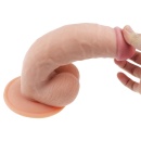 Dildo Realistyczne The Ultra Soft Dude 20 cm Cielisty z Przyssawką - 6