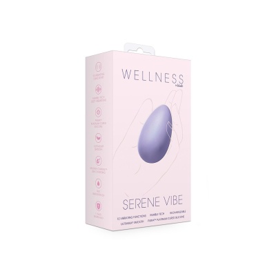 Masażer osobisty WELLNESS SERENE VIBE - 10 programów Rumble Tech, USB Magna Charge, IPX7, wymiary 7,6 x 5 cm - 1