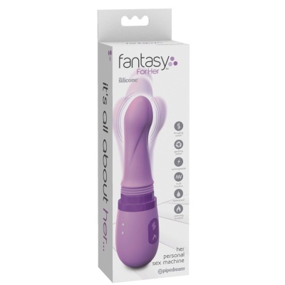 FFH Personal Sex Machine – maszyna stymulująca z rotacją, wstrząsami i ogrzewaniem 40°C, 21,3 cm - 1