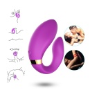 Wibrator dla par Crescent Purple (52-00030-1) - 9 trybów wibracji, pilot zdalnego sterowania, wodoodporny, 9,2 x 7,5 x 3,5 cm - 7