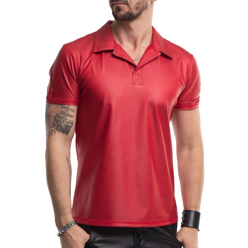 RMSerafino001 - red polo - XXL - 2