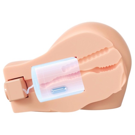 Masturbator automatyczny Back That Ass Up — tors z podwójnym silnikiem i funkcją przerywanego podciśnienia, 27,4 cm - 5