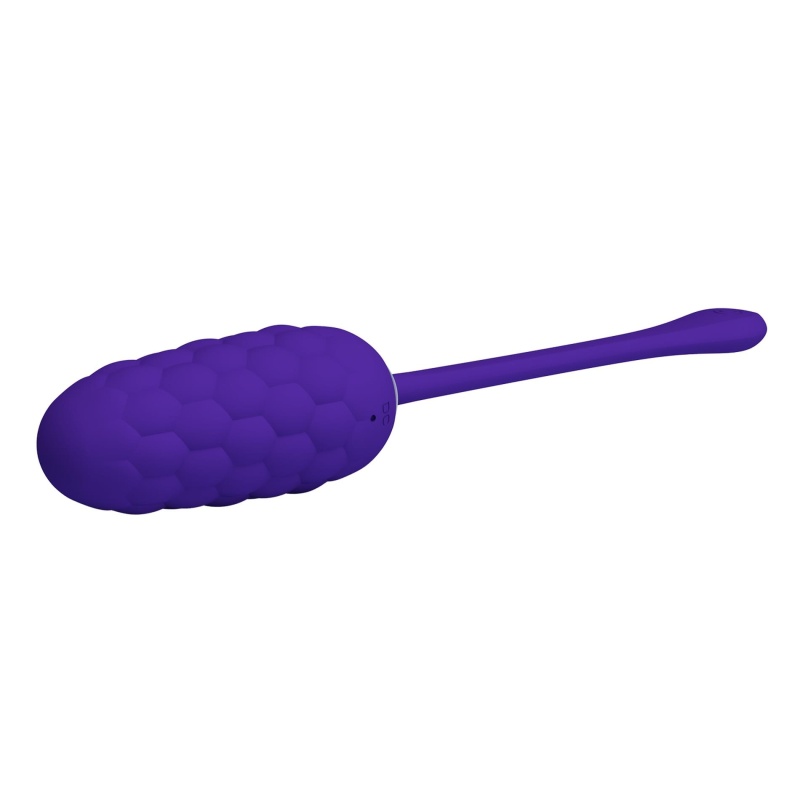 Jajko wibrujące Marina Egg Purple - 12 trybów wibracji, długość 17,5 cm - 6