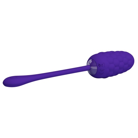 Jajko wibrujące Marina Egg Purple - 12 trybów wibracji, długość 17,5 cm - 7