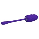 Jajko wibrujące Marina Egg Purple - 12 trybów wibracji, długość 17,5 cm - 7