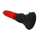 Dildo Fire Dragon 24,5 cm z pofalowaną teksturą - 6