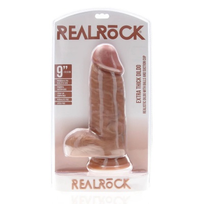 Extra Thick Straight with Balls 23 cm - Tan - 1 2