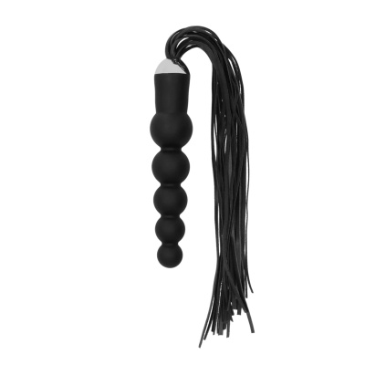 Whip with Curved Silicone Dildo - 1