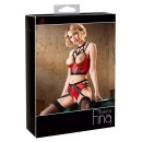 Shelf Bra Set red 80B/M - 1