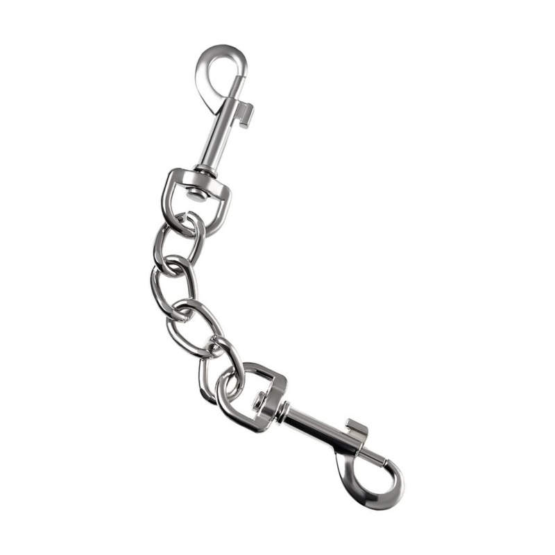 Anonymo handcuffs, PU leather, red, 27 cm - 8