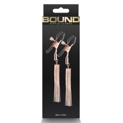BOUND NIPPLE CLAMPS D2 ROSE GOLD - 1
